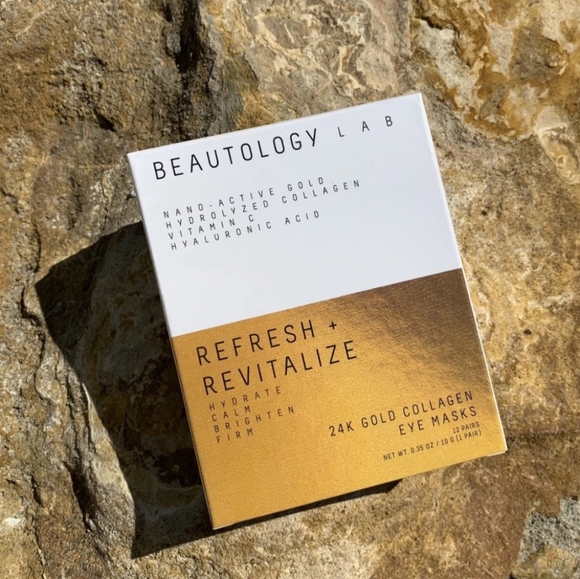 Beautology Lab - Refresh + Revitalize 24K Gold Collagen Eye Masks NEW - Picture 11 of 11